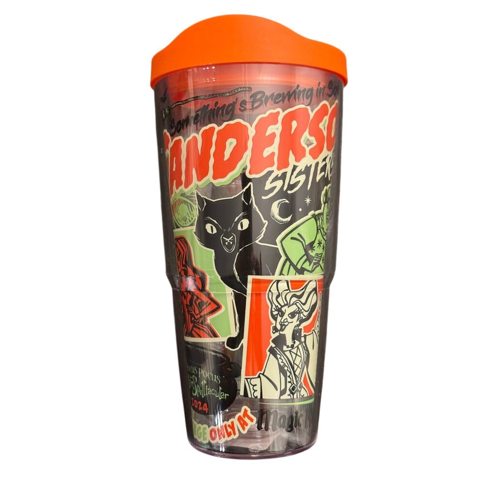 Disney Tervis Magic Kingdom Sanderson Sisters 240z Tumbler & Lid New